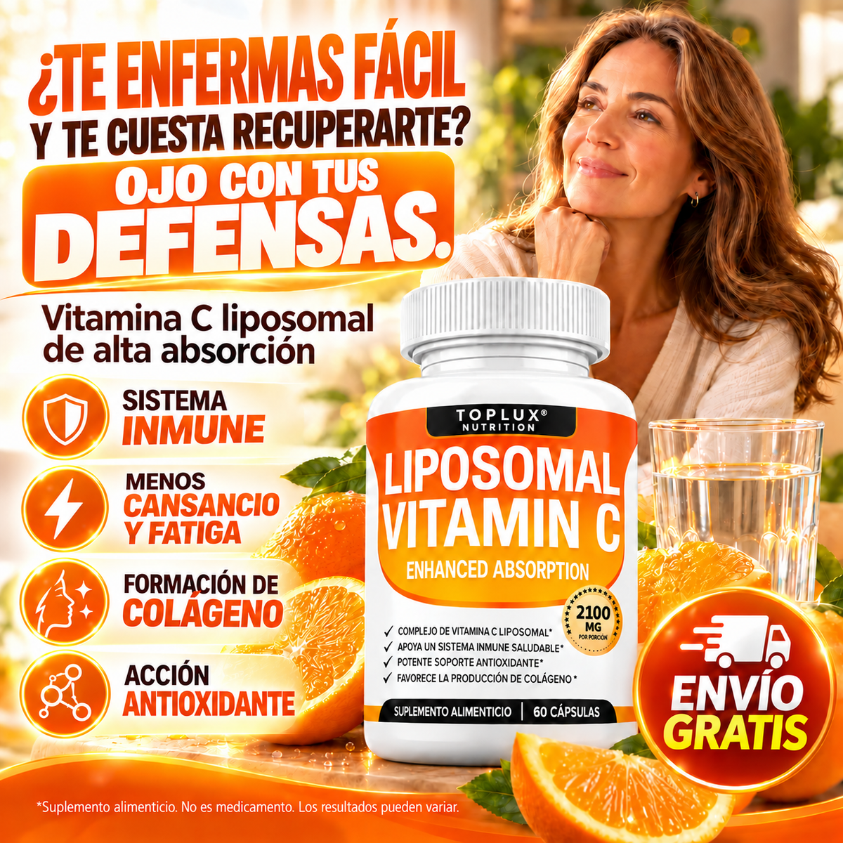 ™VITAMINA C LIPOSOMAL ORIGINAL — POTENCIA TU DÍA DESDE ADENTRO