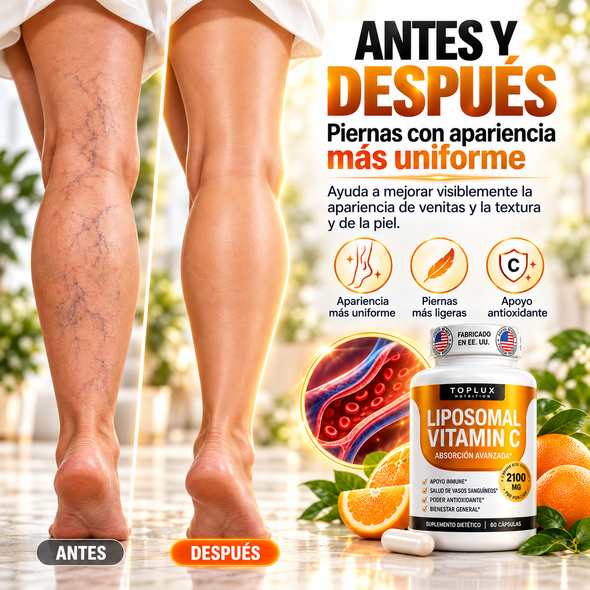 ™VITAMINA C LIPOSOMAL ORIGINAL — POTENCIA TU DÍA DESDE ADENTRO