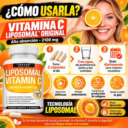 ™VITAMINA C LIPOSOMAL ORIGINAL — POTENCIA TU DÍA DESDE ADENTRO